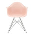 Cadeira de Braços em Plástico Eames DAR / Base Cromada
